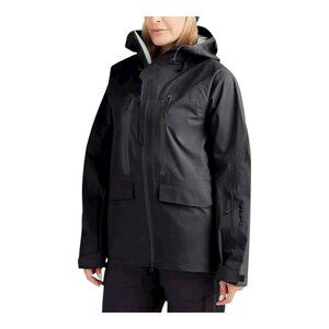 Dakine Sender Stretch 3L Jacket Women’s Size Small Black Shell Hooded RECCO Ski